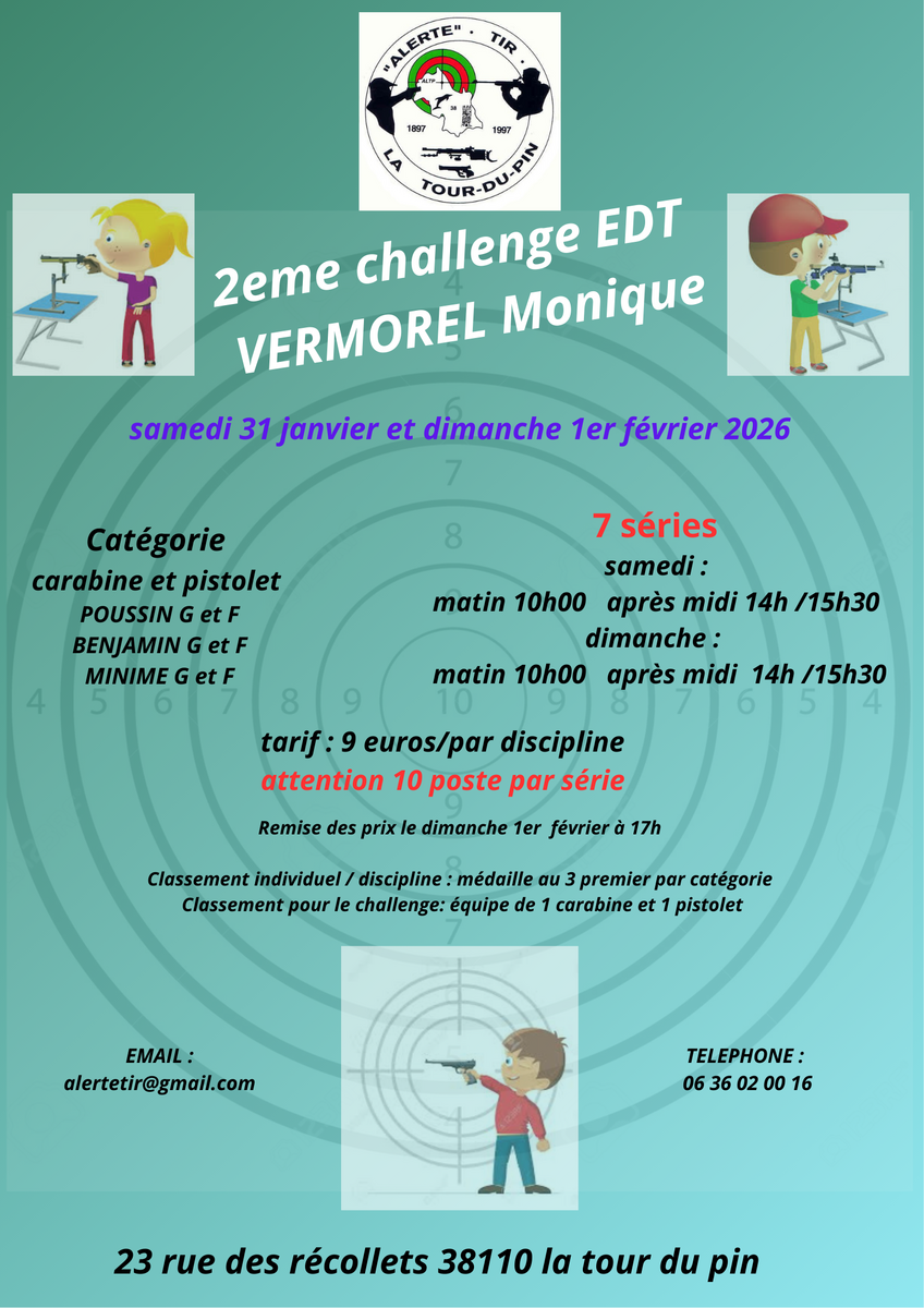 CHALLENGE VERMOREL - ALERTE TIR
