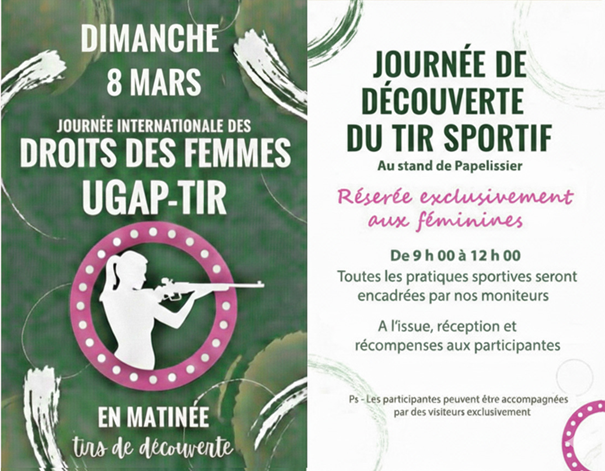 JOURNEE DECOUVERTE DU TIR POUR LES FEMININES - UGAP TIR (26)
