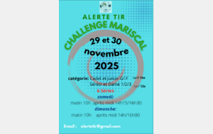 CHALLENGE MARISCAL - ALERTE TIR