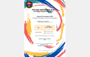CHALLENGE TIR DES MAITRISES 10M - CT CHAMBERY