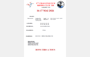 CHALLENGE 50M - RHODIA CLUB