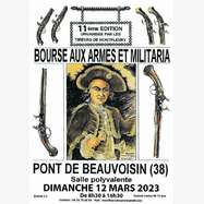 11ème BOURSE AUX ARMES ET MILITARIA - PONT DE BEAUVOISIN