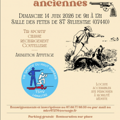 BOURSE AUX ARMES ANCIENNES - TIR SPORTIF HAUT VIVARAIS