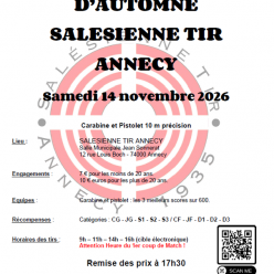 CHALLENGE D'AUTOMNE - SALESIENNE TIR